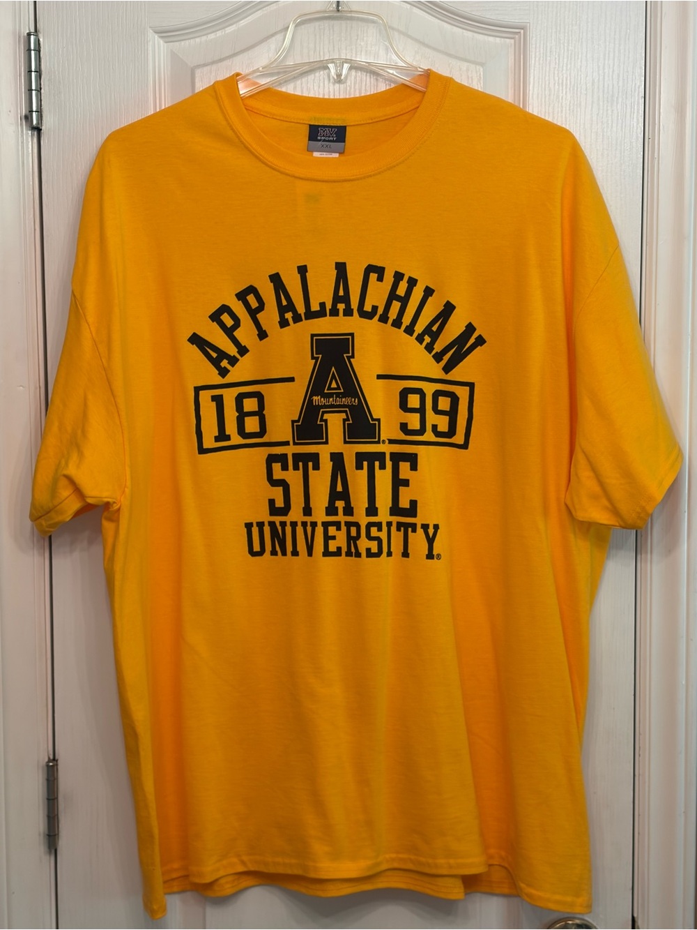 MV Sport Appalachian State Bright Gold Graphic Tee